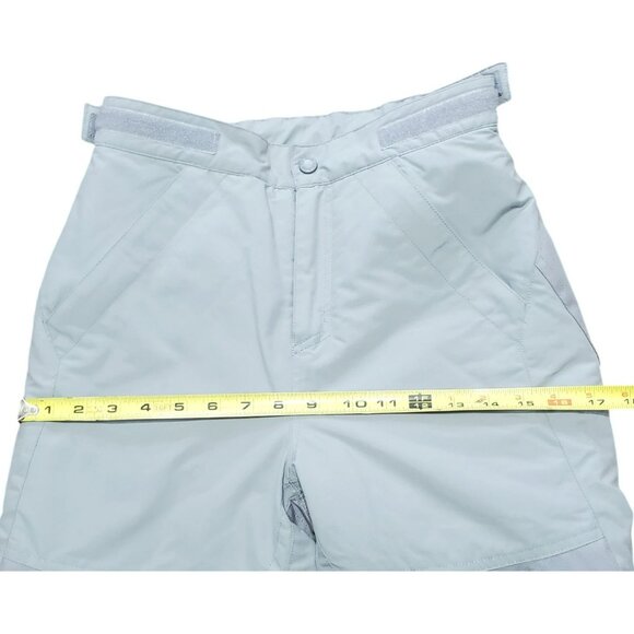 LL Bean Snow Pants Kids 8 Thinsulate Cold Buster Gaiters Gray Snowboarding Ski - Picture 16 of 16